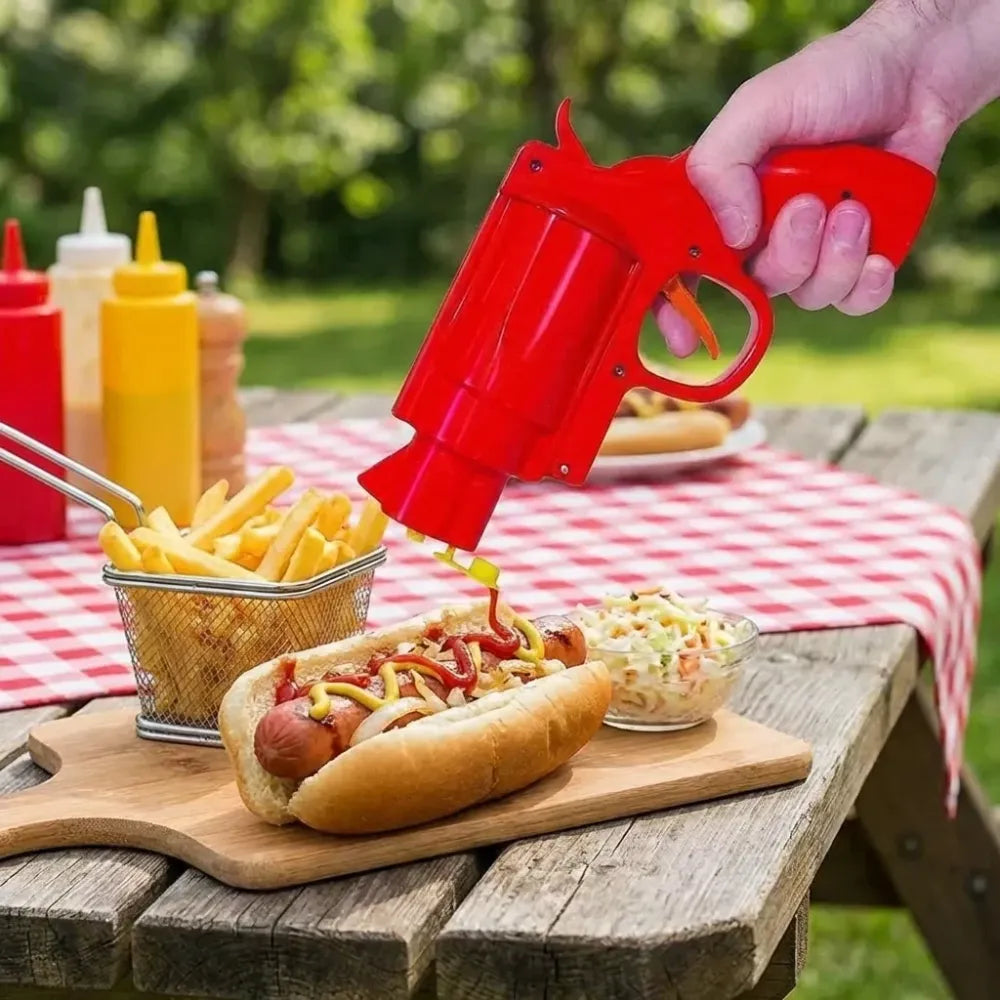 Condiment dispenser sauce gun - home & kitchen