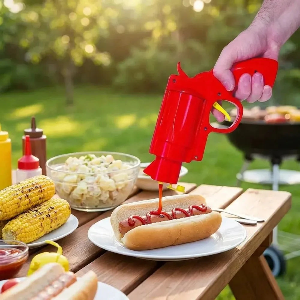 Condiment dispenser sauce gun - home & kitchen