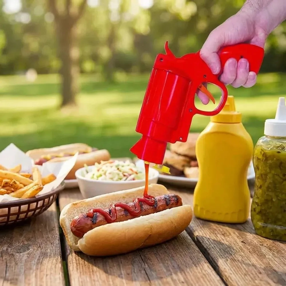 Condiment dispenser sauce gun - home & kitchen