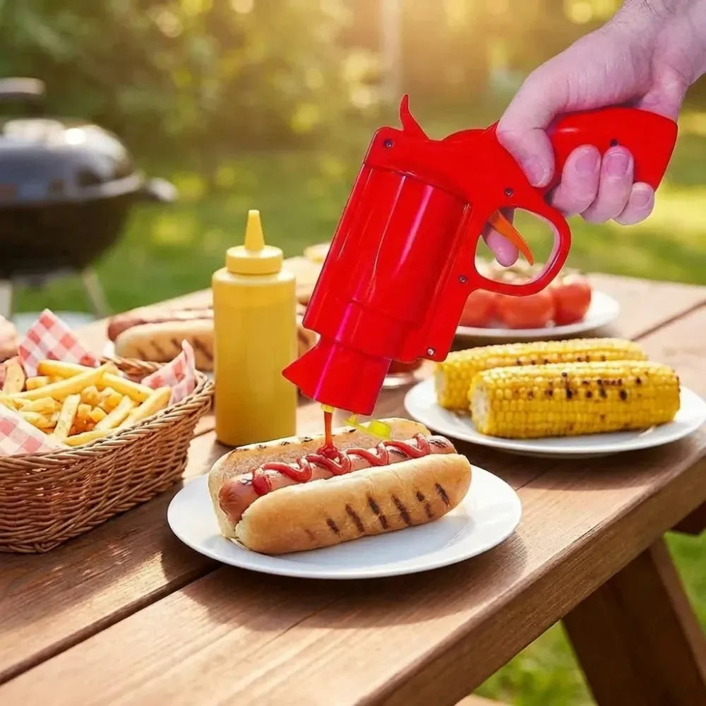 Condiment dispenser sauce gun - home & kitchen
