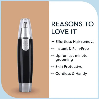 Cordless ear & nose trimmer