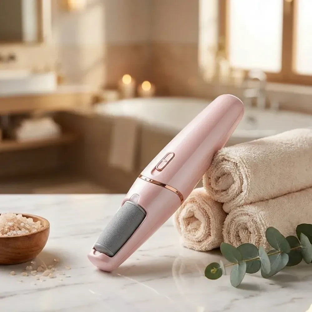 Cordless pedicure callus remover