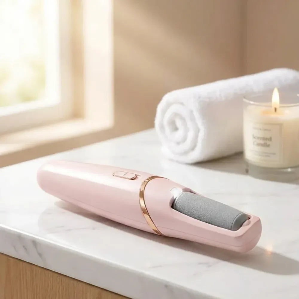 Cordless pedicure callus remover