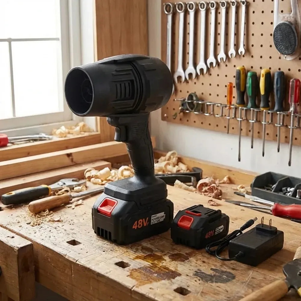 Cordless turbo jet blower