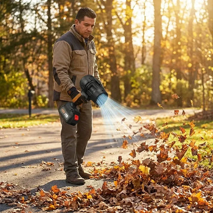 Cordless turbo jet blower