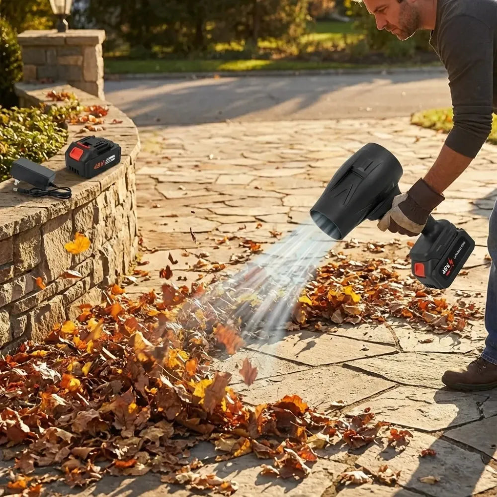 Cordless turbo jet blower
