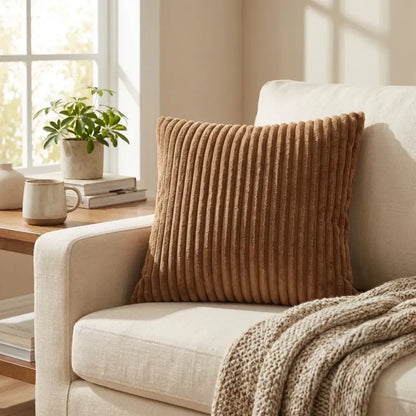 Corduroy decorative pillow cover - home improvement