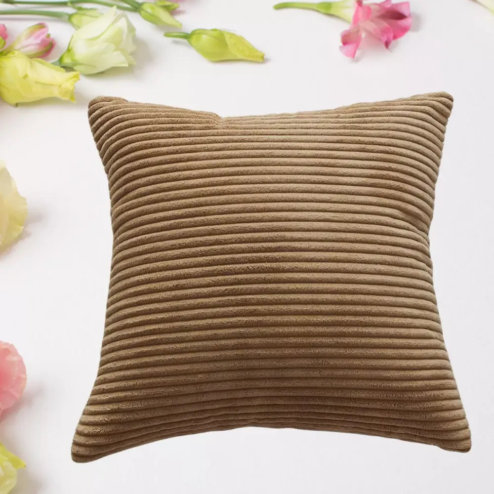 Corduroy decorative pillow cover