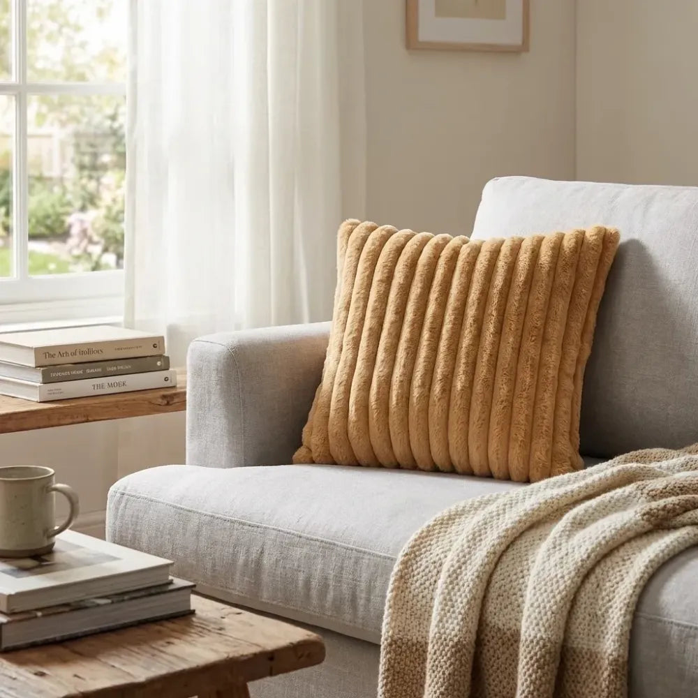 Corduroy decorative pillow cover - home improvement