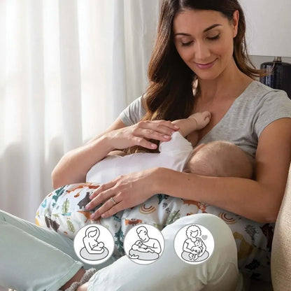 Cotton baby nursing pillow cover