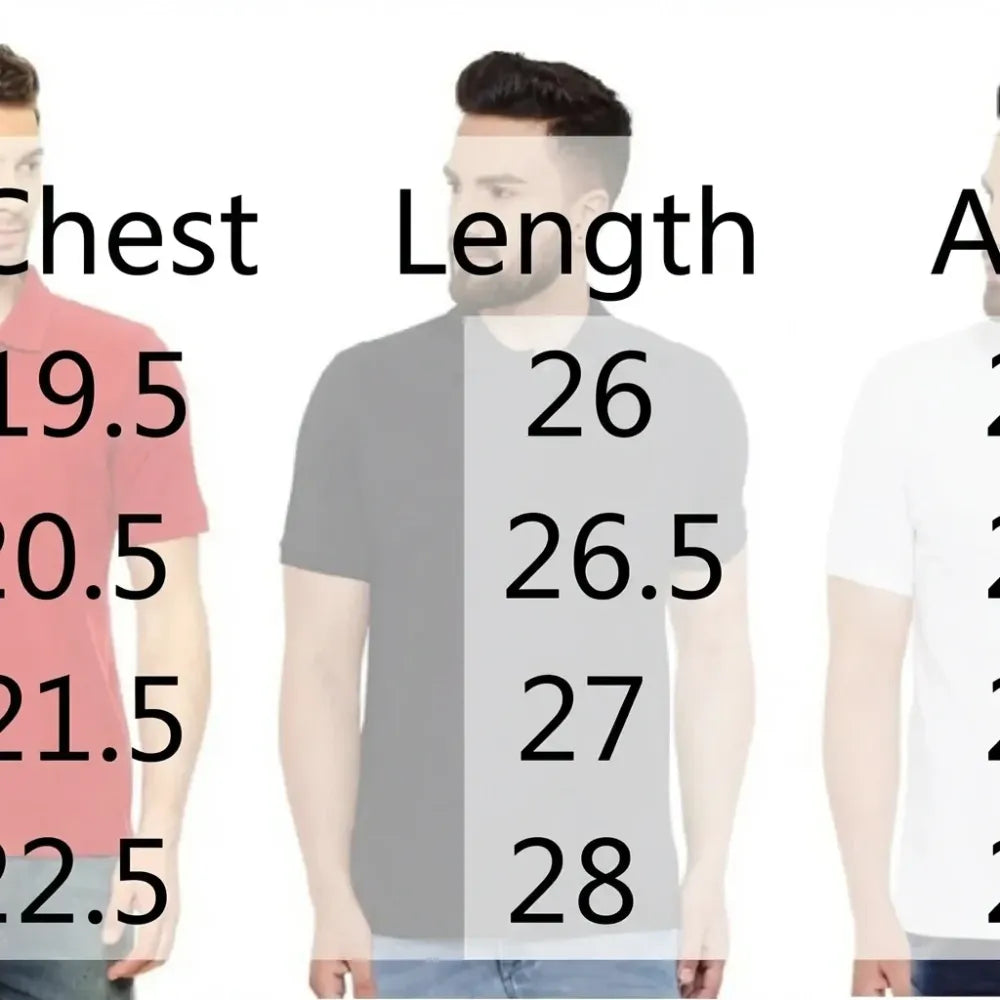 Cotton matty solid half sleeves men’s polo neck t-shirt pack of 3