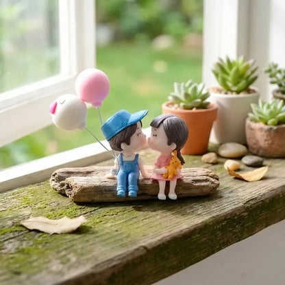 Couple car decoration cute cartoon couples