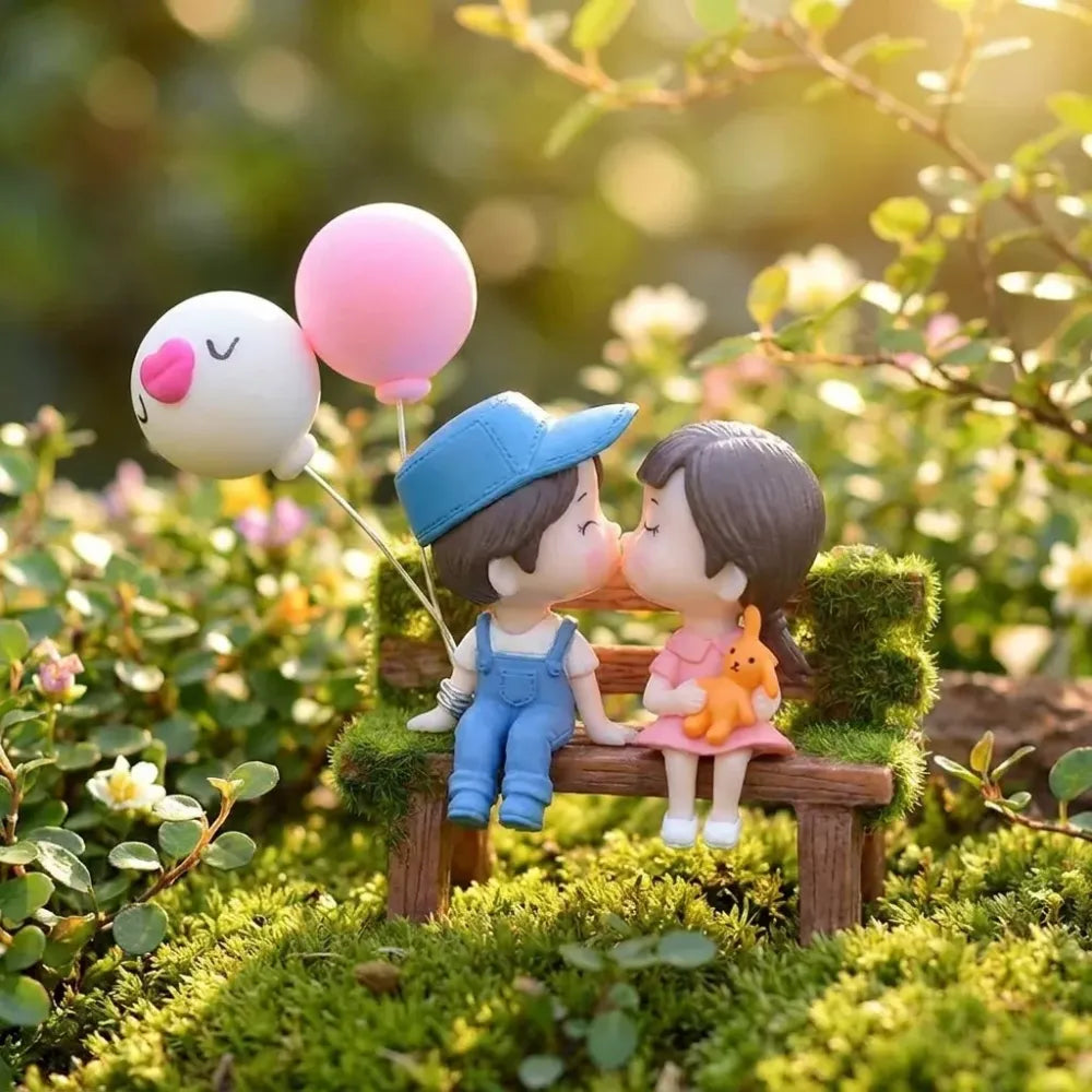 Couple car decoration cute cartoon couples