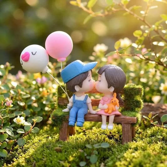 Couple car decoration cute cartoon couples