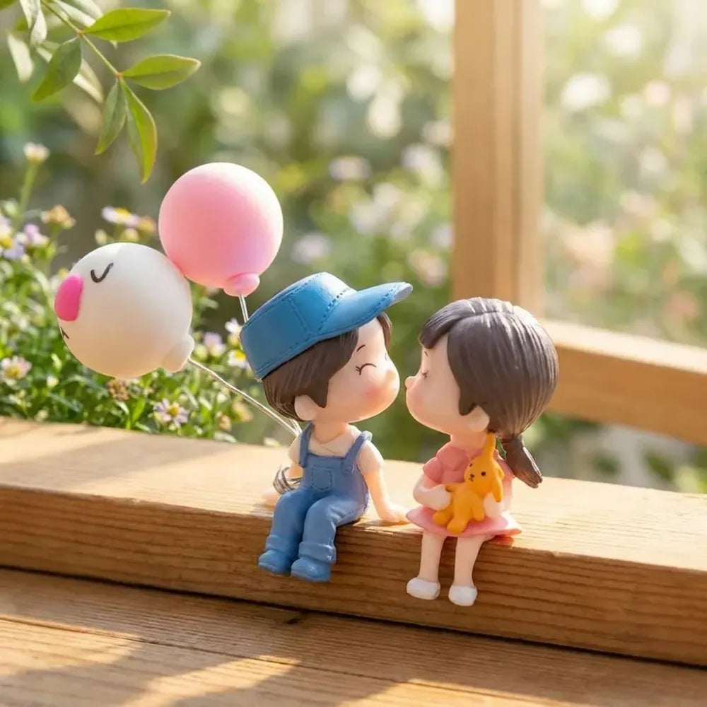 Couple car decoration cute cartoon couples