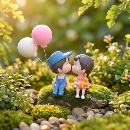 Couple car decoration cute cartoon couples