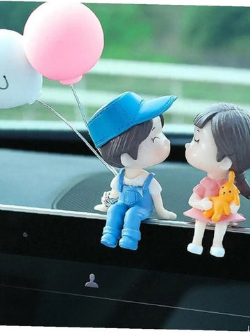 Couple Car Decoration Cute Cartoon Couples