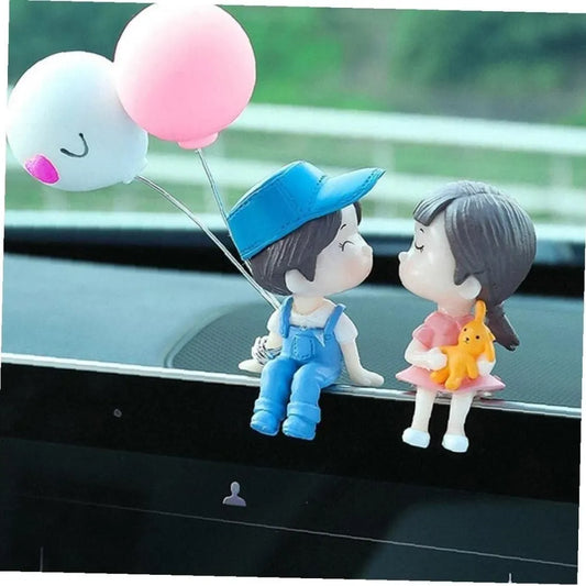 Couple car decoration cute cartoon couples