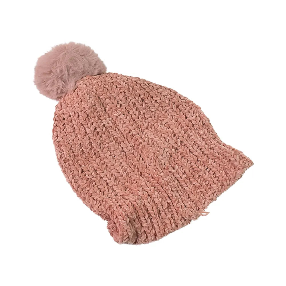 Cozy winter pom-pom caps - health & beauty