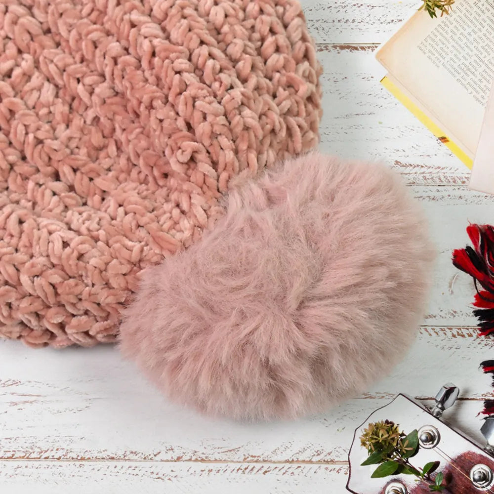 Cozy winter pom-pom caps - health & beauty