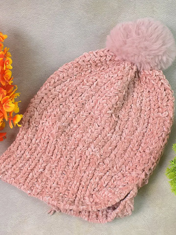 Cozy Winter Pom-Pom Caps