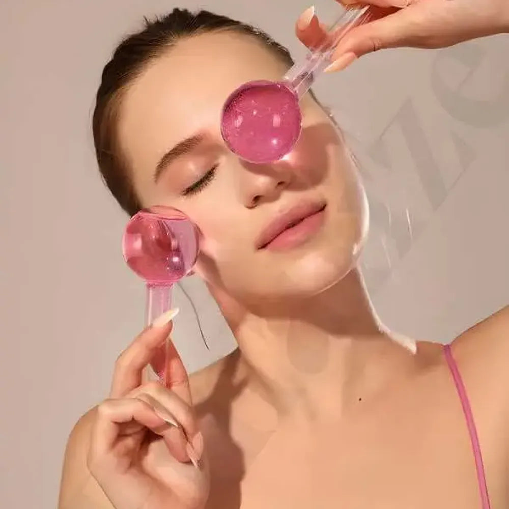 Crystal ice facial globes - summer product