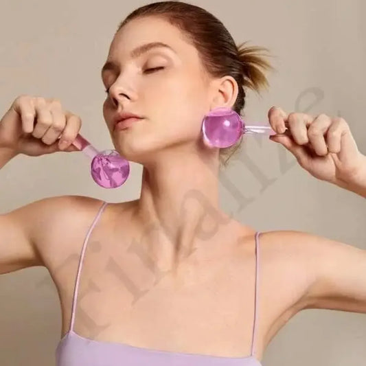 Crystal ice facial globes - summer product