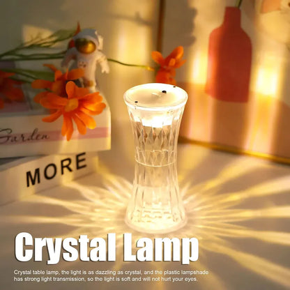 Crystal night light lamp - home decor