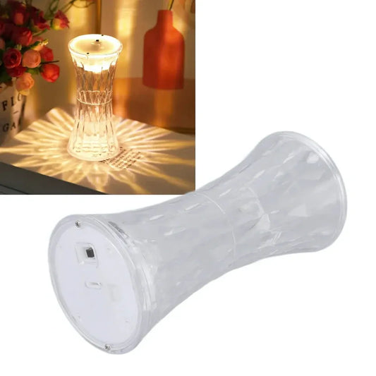 Crystal night light lamp - home decor