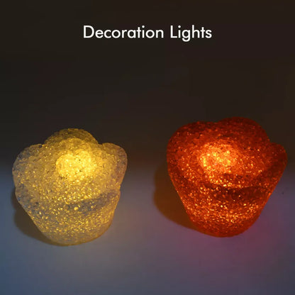Crystal shape led night light - home improvement