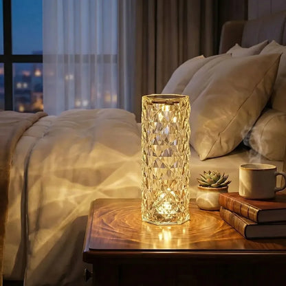 Crystal touch night light - home decor