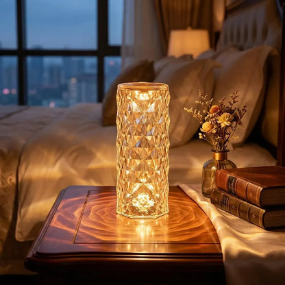 Crystal touch night light - home decor