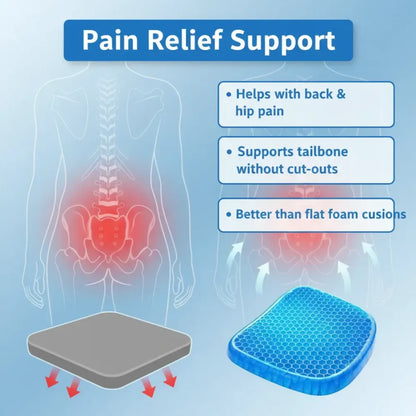 Cushion seat flex pillow gel orthopedic pad (egg sitter) - home & kitchen