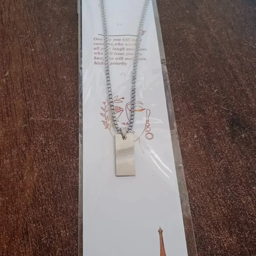 Custom engraved eye necklace - bracelets