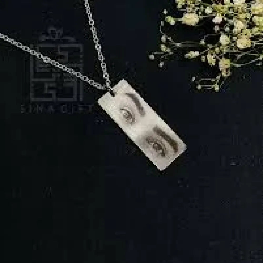 Custom engraved eye necklace - bracelets