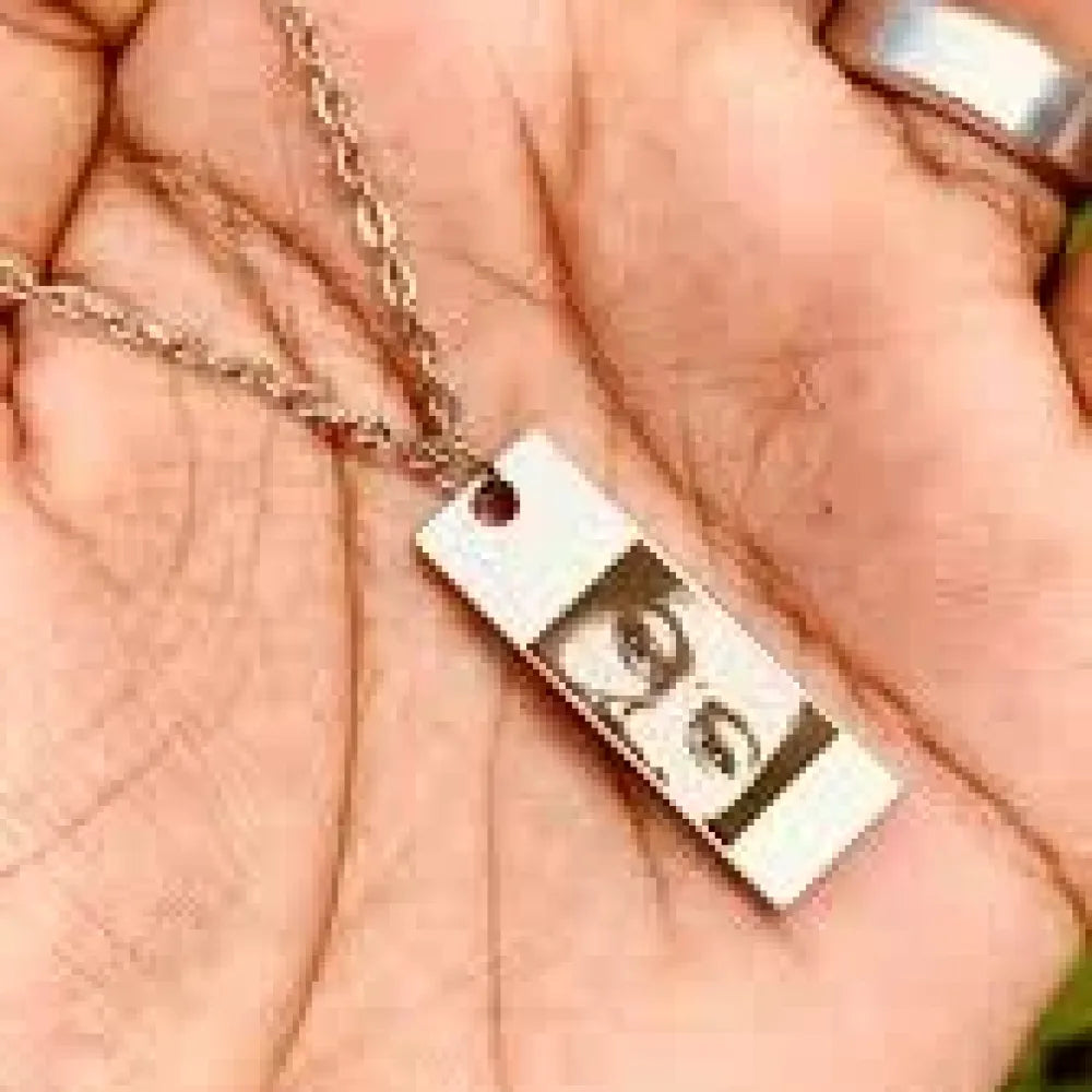 Custom engraved eye necklace - bracelets