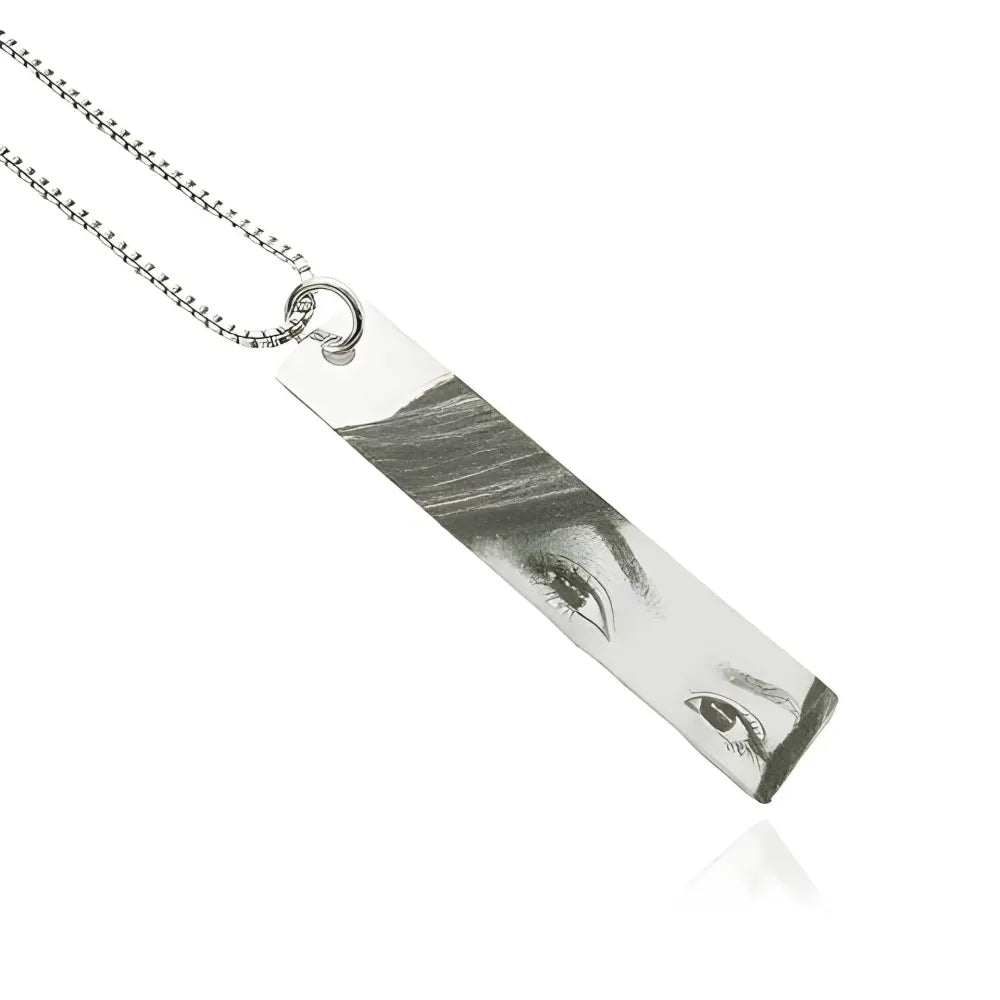 Custom engraved eye necklace - bracelets