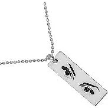 Custom engraved eye necklace - bracelets