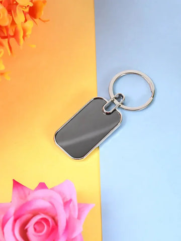 Customizable Metal Keychain Ring