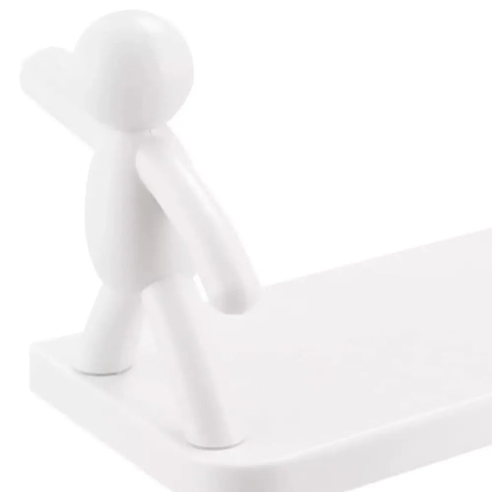 Cute adhesive floating shelves - home improvement