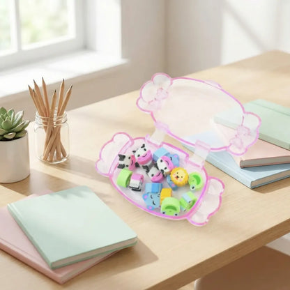 Cute bulk eraser set - office