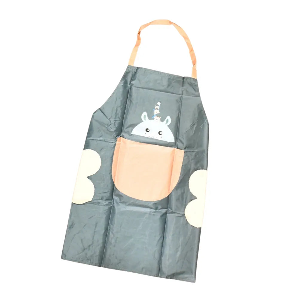 Cute cartoon animal design kitchen apron (1 pc) - home &