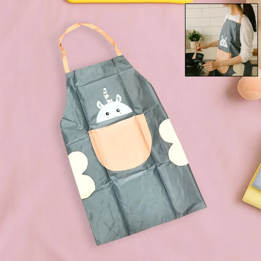Cute cartoon animal design kitchen apron (1 pc) - home &
