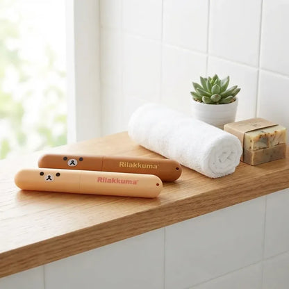 Cute cartoon toothbrush box - home essentials