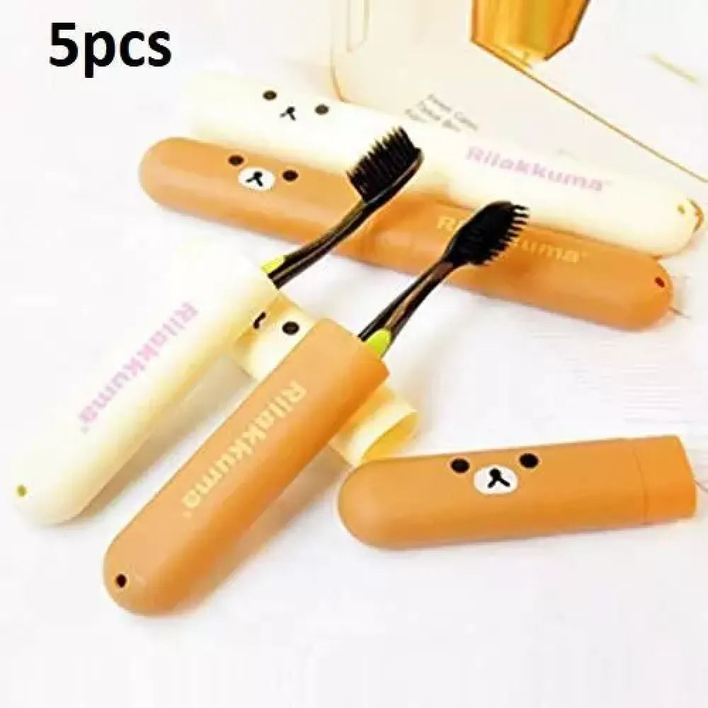 Cute cartoon toothbrush box - home essentials