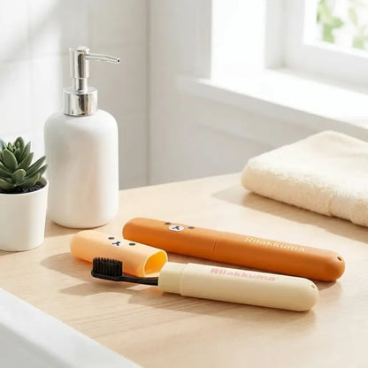 Cute cartoon toothbrush box - home essentials