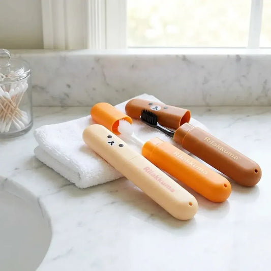 Cute cartoon toothbrush box - home essentials