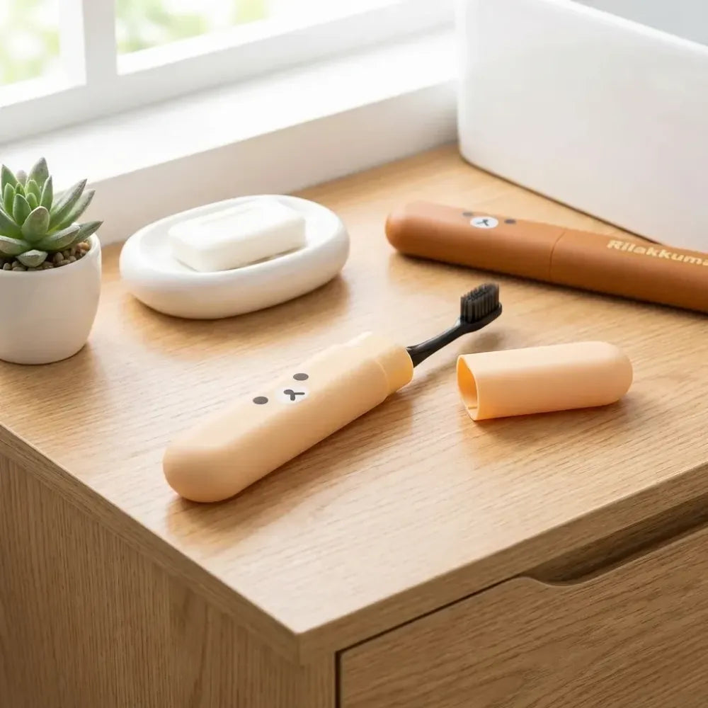 Cute cartoon toothbrush box - home essentials