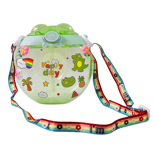 Cute donut kids water bottle - kitchen tool