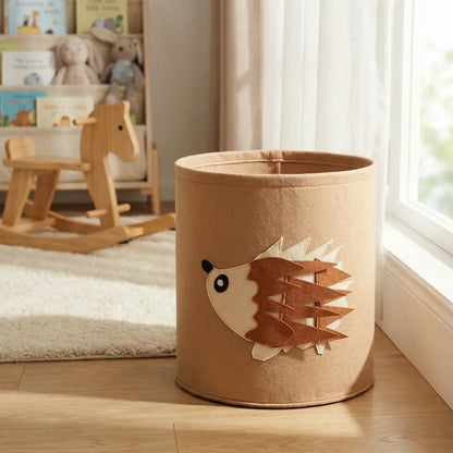 Cute foldable laundry basket